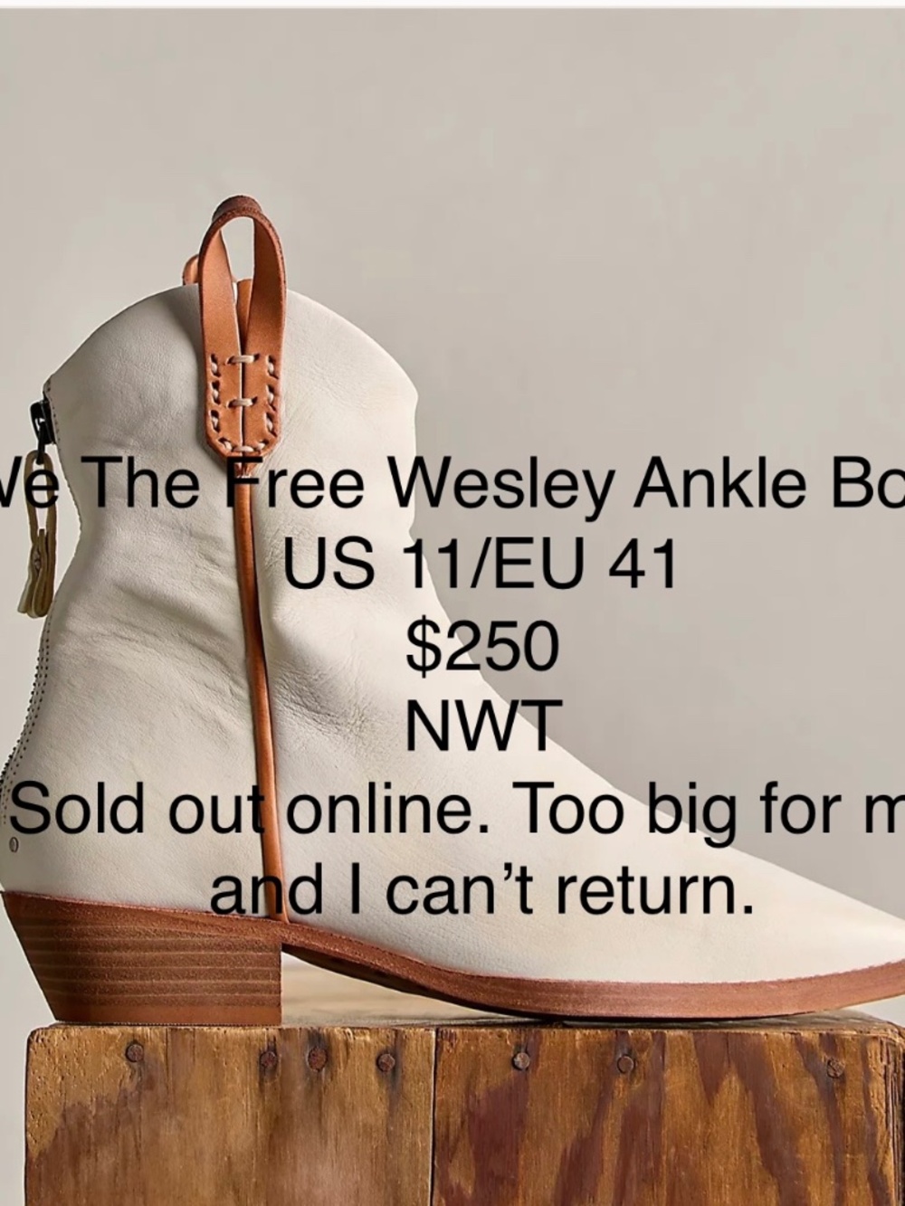 We The Free Wesley Ankle Boot BONE